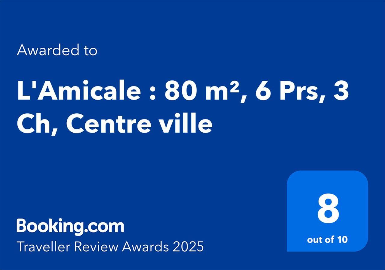 L'Amicale : 80 M², 6 Prs, 3 Ch, Centre Ville Dijon Exterior foto